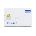 스마트 카드 공급 업체 접촉 ic 칩 화이트 카드 sle4442