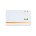 고품질 플라스틱 스마트 카드 사용자 정의 인쇄 연락처 ic 카드 rfid 칩 SLE5542/ SLE5528 빈 카드