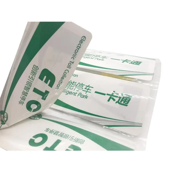 UHF windshield Label Tags Car Windshield label