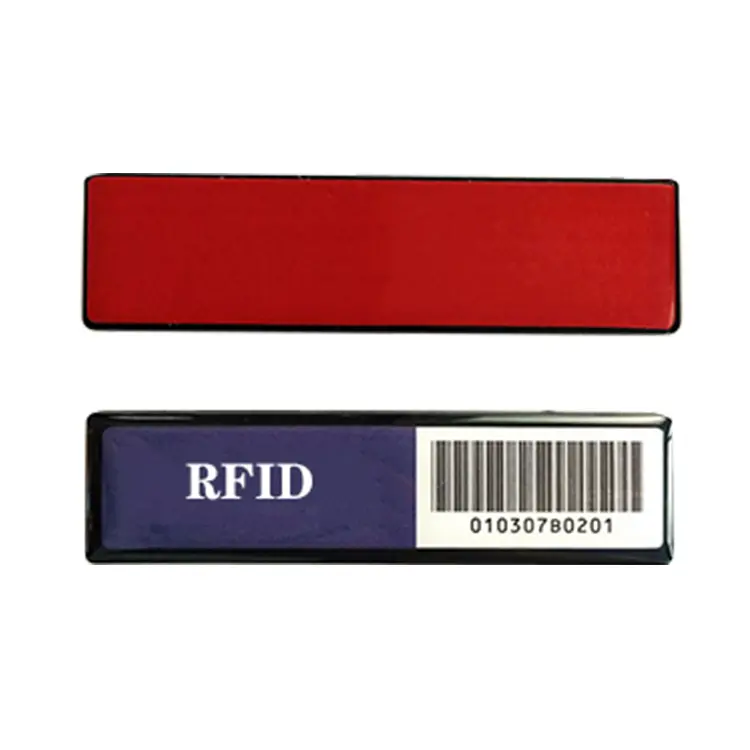 Anti-metal RFID bookshelf tag for library management system