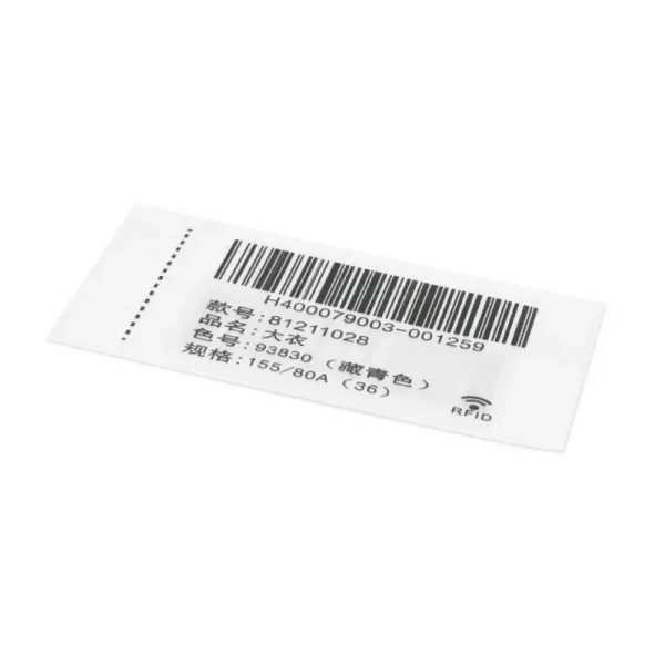 RFID garment tags UHF cloth tag for apparel