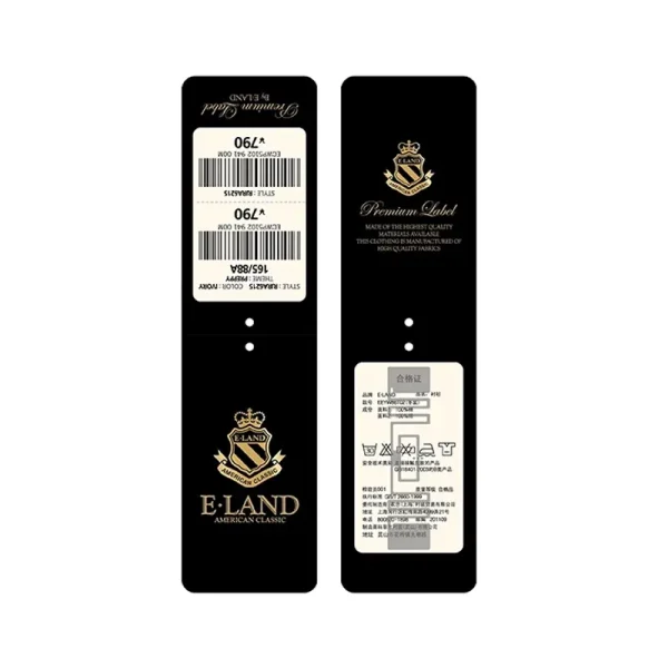 UHF RFID Apparel Paper Clothing Hang Tags