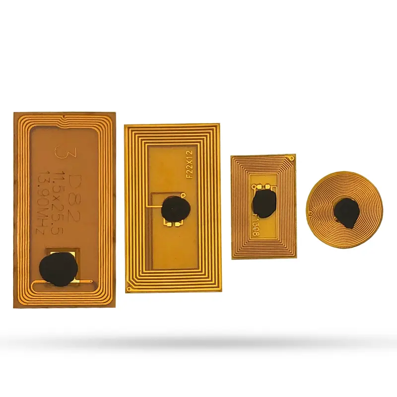 D82 FPC chip nfc metal tags 13.90MHz custom