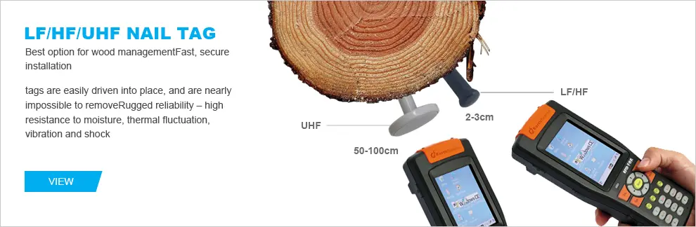 RFID tree nail tag for tree management