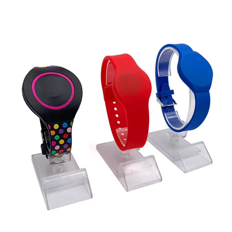 Custom NFC rfid silicone wristband for access control