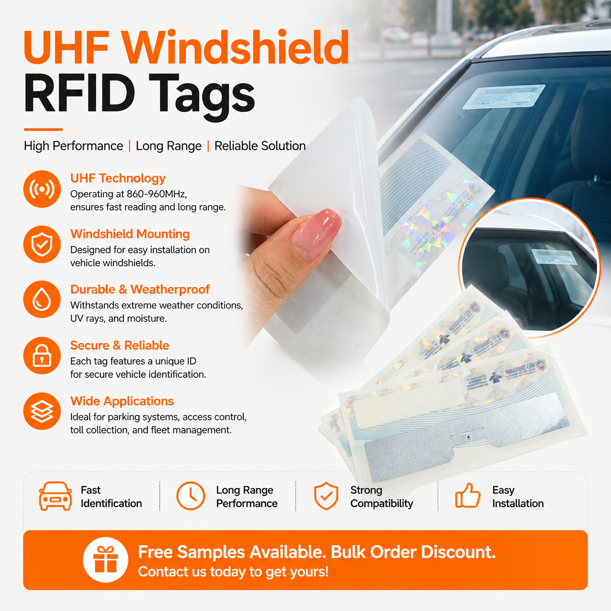 UHF Windshield Tags